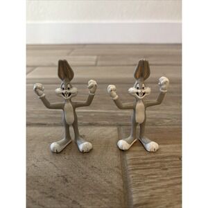 Arbys Bugs Bunny WB1991 Happy Meal Toy Figure‎ 1.5" x 3.5" (2)